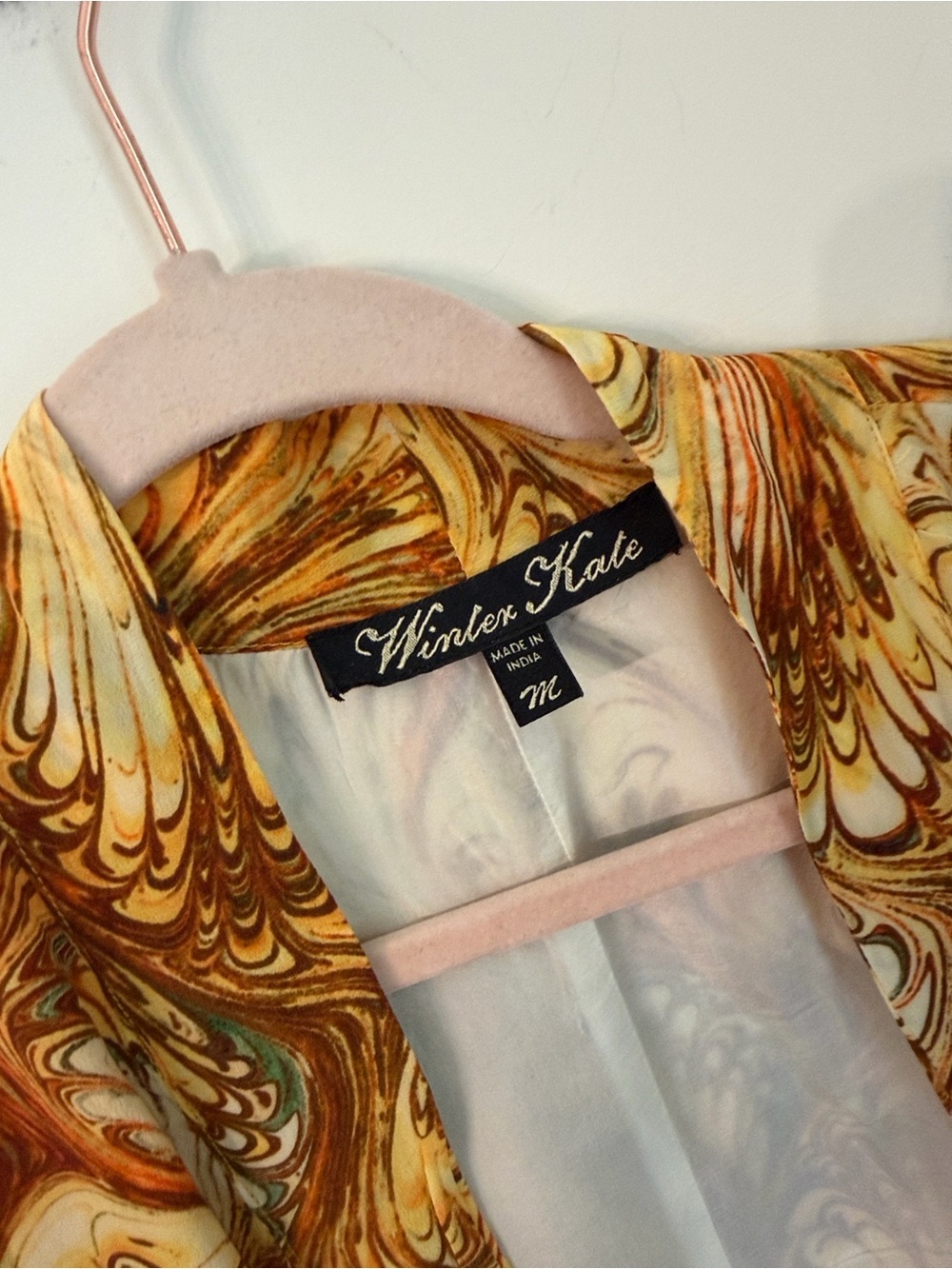 Winter Kate Eden Vintage silk Kimono size M Like New! rare find - Picture 2 of 4
